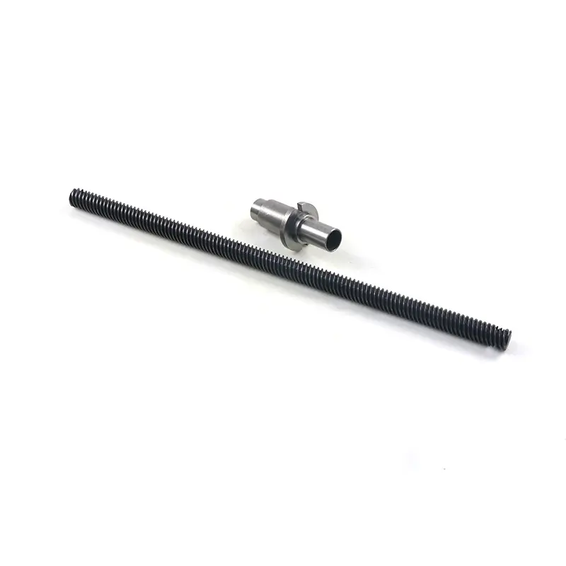 High quality diameter 13mm pitch 5mm lead screw Tr13*70 with plastic nut