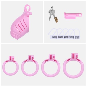ANOSX - Dispositivo de Castidad Masculina con Bloqueo de Pene de Resina ABS, Jaula para Pene, Funda de Plástico, Candado de Castidad de Resina para Hombres - Product Image 4