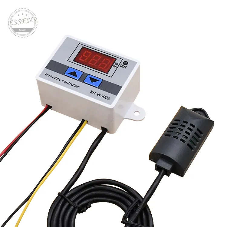 XH-W3005 Digital Humidity Control 220V 12V 24V Hygrometer Humidity Controller With Sensor