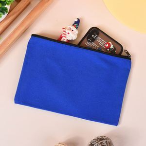 Customized Zipper Canvas Pencil <b>case</b> <b>Makeup</b> Bag Storage Bag - Product Image 2
