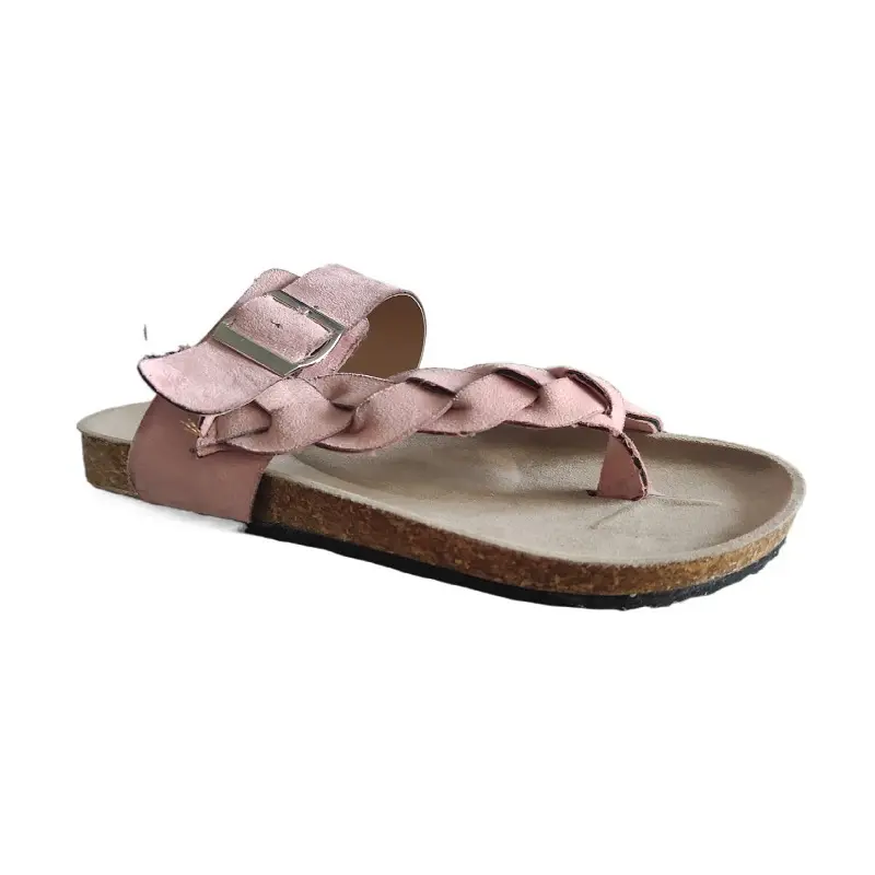 Summer Beach Fashion Trend Causal Sandals for Ladies Flats Slip-On Buckle Straps Women Flip Flops Slippers