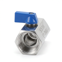 Carp Journey 304/316 Stainless Steel Manual Mini Ball Valves OEM DN15 PN63 Medium Pressure Flanged Thread NPT for Water Oil Gas