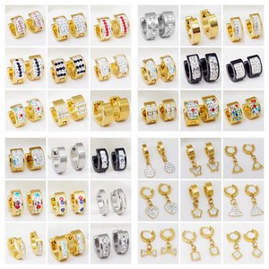 Chengfen Factory Custom Bulk 7*9mm gioielli con orecchino a Clip in acciaio italiano - Product Image 4