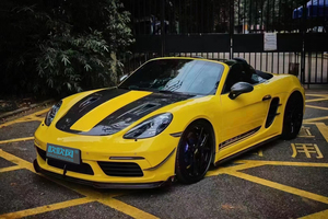 Pour <span class=keywords><strong>Porsche</strong></span> 718 Cayman <span class=keywords><strong>boxster</strong></span> diffuseur de becquet de lèvre de pare-chocs avant en Fiber de carbone sèche - Product Image 3