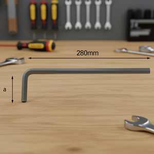 ประแจหกเหลี่ยมรูปตัว L ความยาว 280 มม. สำหรับงานกลไกที่ต้องการความแม่นยำ - Product Image 3