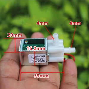 Mini électrovanne électrique WSDMAVIS DC 12V normalement fermée pour le contrôle de l'eau et de l'air, entrée filetée de 0,25 pouce - Product Image 2