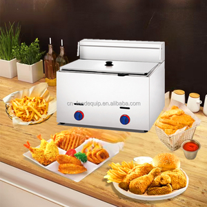 Comptoir extérieur à panier unique GPL commercial ligne gratuite à réservoir unique de <span class=keywords><strong>20</strong></span> <span class=keywords><strong>litres</strong></span> pour <span class=keywords><strong>friteuse</strong></span> à <span class=keywords><strong>gaz</strong></span> de cuisine de table - Product Image 3