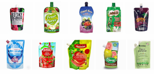 Rotations-Abfüll- und Verschließmaschine für Standbodenbeutel mit Ausgießer für Saft, Gelee, Soße - Product Image 2