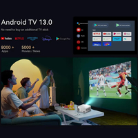 Projecteur vidéo intelligent MAX T5 pour la maison, mini projecteur LED portable, mise au point électrique, haut lumen avec Android 9