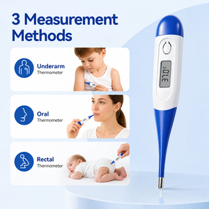 Thermomètre numérique flexible et abordable pour usage domestique, thermomètre médical électronique, vente en gros d'usine - Product Image 4