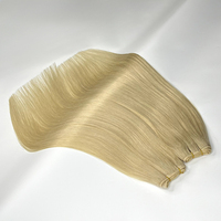 Extensions de cheveux Genius Weft personnalisées sous marque privée, 100 % vierges Remy, ultra-fines, invisibles, coupables, sans perte de cheveux, faible MOQ, directement de l'usine