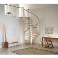Escalier en spirale en acier à armature en carbone robuste, style antique, pour entrée de jardin extérieur
