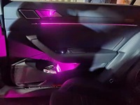 Éclairage d'ambiance universel à commande par écran pour Volkswagen 99% des voitures Polo/Golf, bande LED intérieure dissimulée à fibres optiques