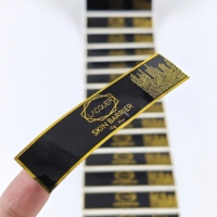 Étiquettes autocollantes en vinyle imperméables adhésives personnalisées pour flacons de parfum pour shampooing rouge à lèvres produit de soins de la peau emballage de marque