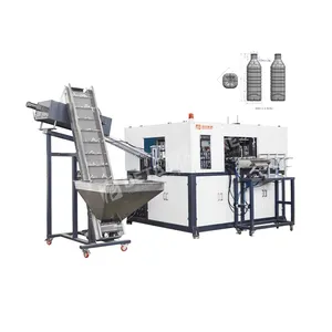 Máquina automática de fabricación de botellas de PET de 4000BPH para agua y jugo Máquina de moldeo por soplado de botellas de agua mineral PET pequeñas