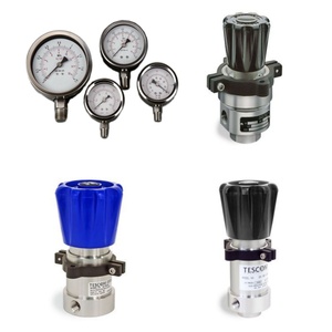 Regulador TESCOM 26-1700 de Acero Inoxidable 316, Reductor de Presión de 50-6000 PSI con Manómetro - Product Image 1