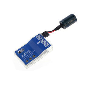 Contrôleur de vol stabilisateur 3 axes Gyro A3 V2 pour avion RC et drone à voilure fixe avec condensateur de puissance - Product Image 3