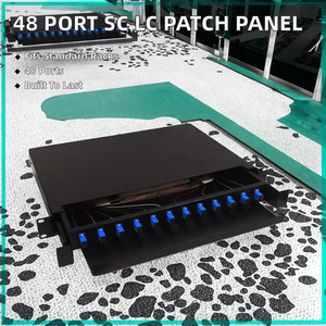 Tiroir optique 1U SC/<span class=keywords><strong>APC</strong></span>, panneau de brassage fibre optique LC monomode, ODF serveur montable en rack FC pour réseau FTTH GSM - Product Image 4