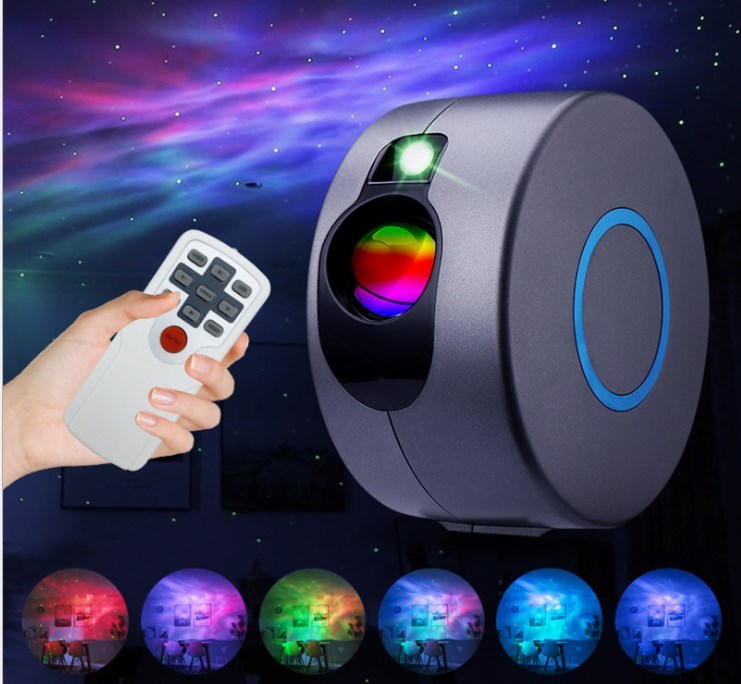 Amazon hot sale star sky projector baby night light with remote control star sky light 8 models