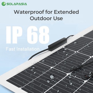 Panel Solar Fotovoltaico Monocristalino Sunman Earc de Alta Eficiencia, 430w 520w, IP68, Impermeable, Flexible, de Película Delgada, para Techos - Product Image 1