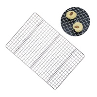 Plaques et moules de cuisson en acier inoxydable avec grilles et supports de refroidissement pour gâteaux - Sans revêtement