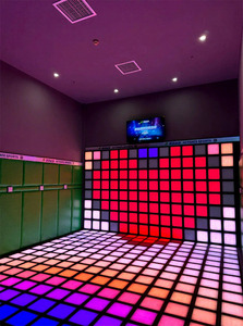 Nouvelle Machine de Jeu au Sol LED Commerciale 2026, Équipement d'Arcade Interactif à Grille, Défi de Saut Multijoueur pour Centre Commercial, ABS - Product Image 2