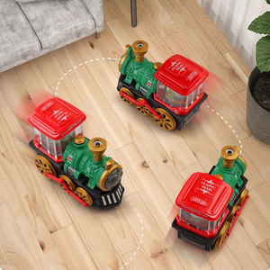 เครื่องพ่นไอน้ำไฟฟ้าแบบย้อนยุคไฟสีสันสดใสแนวรถไฟ - Product Image 3