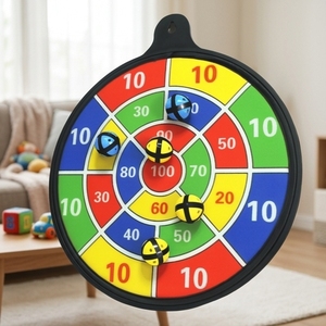 ของเล่นลูกดอกปลอดภัย น้ำหนักเบา ปลอดภัย เป็นมิตรกับสิ่งแวดล้อม กระดานปาลูกดอกแม่เหล็กขนาด 16 นิ้ว - Product Image 1