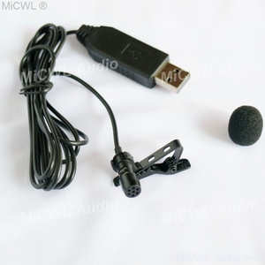 Professionnel USB 2.0 pince à cravate revers voix micro enregistrement USB condensateur <span class=keywords><strong>Studio</strong></span> PC ordinateur portable Microphone - Product Image 6
