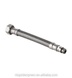 Hot and Cold Water 1/2 Inch or 7/8 Inch Aluminum <strong>Braided</strong> Hose, <strong>Flexible</strong> Hose - Product Image 3