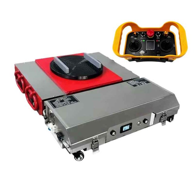 Industrial Electric Transfer Skate Dolly 10t 20t 30t Heavy Machinery Mover Remote Control Factory Warehouse Handling Equipment
