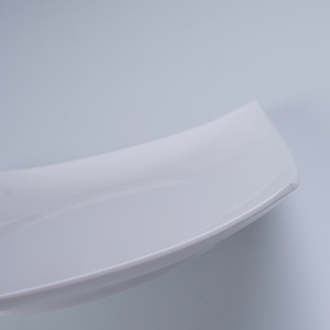 9010 Hucheng Factory Customs 100% Melamine White <strong>Rectangular</strong> <strong>Plate</strong> Biodegradable New <strong>Design</strong> Cheap Unbreakable Serving <strong>Plate</strong> - Product Image 3