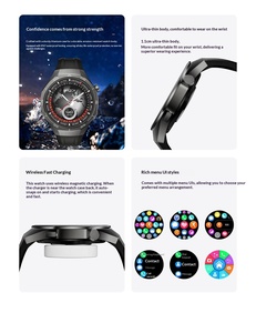 Montre connectée intelligente de haute qualité SK40 2026, étanche, pour hommes, 315 mAh, pour le sport, avec 3 bracelets, affichage <span class=keywords><strong>Android</strong></span> - Product Image 5