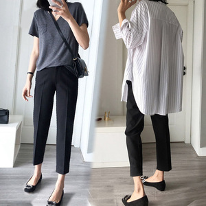 Pantalones <span class=keywords><strong>de</strong></span> Maternidad <span class=keywords><strong>de</strong></span> Pierna Ancha para Primavera y Otoño, Leggings Casuales Holgados para Bebés, Vestido <span class=keywords><strong>de</strong></span> Otoño - Product Image 4
