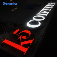 Lettres avec grande lumière LED Canal de lettres publicitaires 3D Panneau de lettres à LED à bas prix