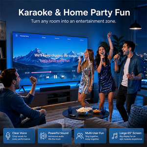 Televisor Inteligente de 65 Pulgadas, 4K UHD, Sistema de Cine en Casa con Pantalla Grande, Sistema Operativo Android, Televisión LED 4K, Protección Ocular, Calidad Cinematográfica - Product Image 3