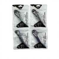 Kabel Charger Tali Kepang Tahan Lama Aluminium LED Power Screen PD Multi Connector Kabel Data Ponsel 3 in 1 Kabel Pengisian Cepat