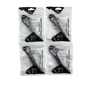 Kurzes Reise-Ladekabel 0,2M Schlüsselanhänger Aluminiumlegierung LED-Anzeige Multi-Anschluss <span class=keywords><strong>65W</strong></span> PD Telefonkabel <span class=keywords><strong>USB</strong></span> 3-in-1 Ladekabel - Product Image 6