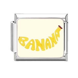 Fruit Series Italian Modular Bracelet Links Stainless Steel Rectangle DIY Jewelry Set For Bracelet Making Oil Dripping Finish - Product Image 5