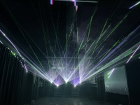 Lampu Panggung RGB Laris Manis 35/40kpps Laser Animasi 3D Sinar Laser untuk Dj Klub Malam Teater Pernikahan Bar Pesta