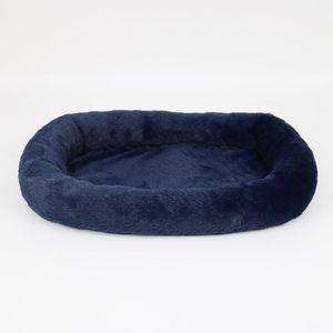 Tas kacang bulu palsu ramah lingkungan persegi panjang padat spons ketahanan tinggi mesin dicuci besar ukuran manusia tempat tidur anjing - Product Image 1