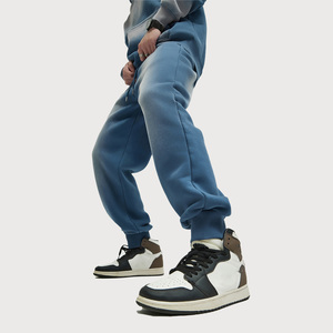 <span class=keywords><strong>Pantalones</strong></span> Deportivos de Algodón para Hombre, 380 g/m², Estilo Jogger, Lavado Ácido, Holgados, Personalizados, Largos - Product Image 2