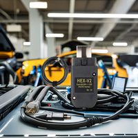 Lector de Códigos OBD HEX V2 VCDS 5053 para Audi V22.10 V23.3 AT162+FT232 Eléctrico 6V Diagnóstico de Windows Compatible Universalmente