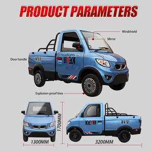Camioneta Eléctrica Mini de 4 Ruedas y 72v, Nueva Energía, Fabricada en China, para Carga - Product Image 5