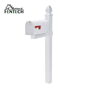 Fentech ויניל pvc פלסטיק תיבת דואר חיצוני עם הודעה