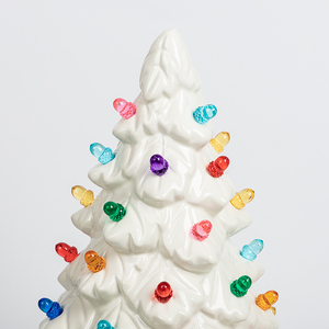 Co-Arts เครื่องเคลือบดินเผาประดิษฐ์สีขาวต้นคริสต์มาสเซรามิค arbol de Navidad ห้างสรรพสินค้าของตกแต่งโรงแรม - Product Image 4