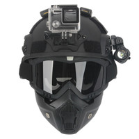 Casque d'entraînement de boxe modulaire MICH, ensemble d'accessoires tactiques