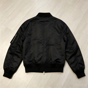 New Design <strong>Men</strong> Black Nylon <strong>Flight</strong> Bomber <strong>Jacket</strong> Classic Zipper Pocket Streetwear <strong>Flight</strong> Coat Satin Durable Bomber <strong>Jacket</strong> - Product Image 2