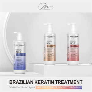 Shampooing <span class=keywords><strong>et</strong></span> Après-Shampooing Capillaires à la Kératine pour Salons Professionnels, Traitement Lissant Brésilien à la Kératine, Marque Privée - Product Image 2