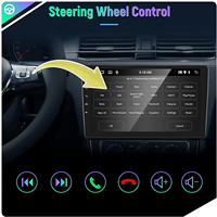 Estéreo para Auto con Pantalla Táctil Android 13 de 10 Pulgadas y Cuatro Núcleos, con FM, CarPlay, WiFi y USB/AUX - Ajuste Universal
